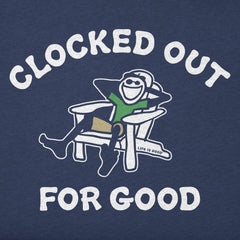 Women's Clocked Out for Good Short Sleeve Crusher Tee