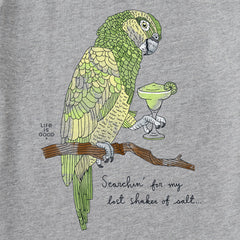 Men's Margarita Parrot Short Sleeve Crusher Tee