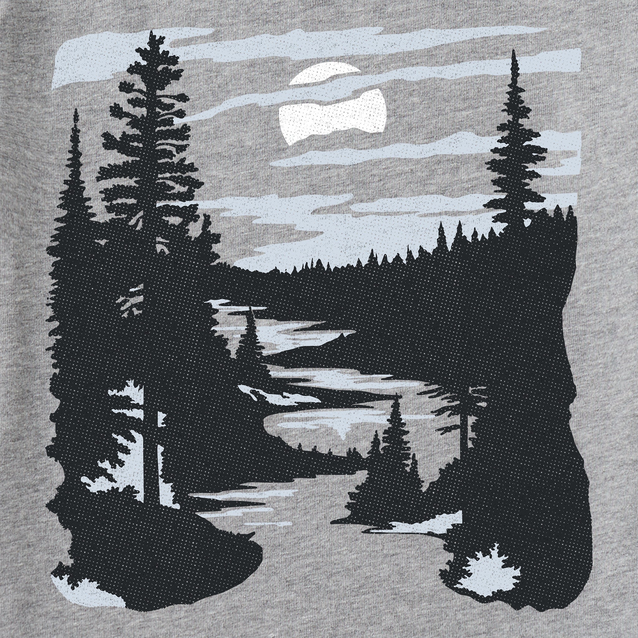 Men's A River Runs Through It Long Sleeve Crusher Tee