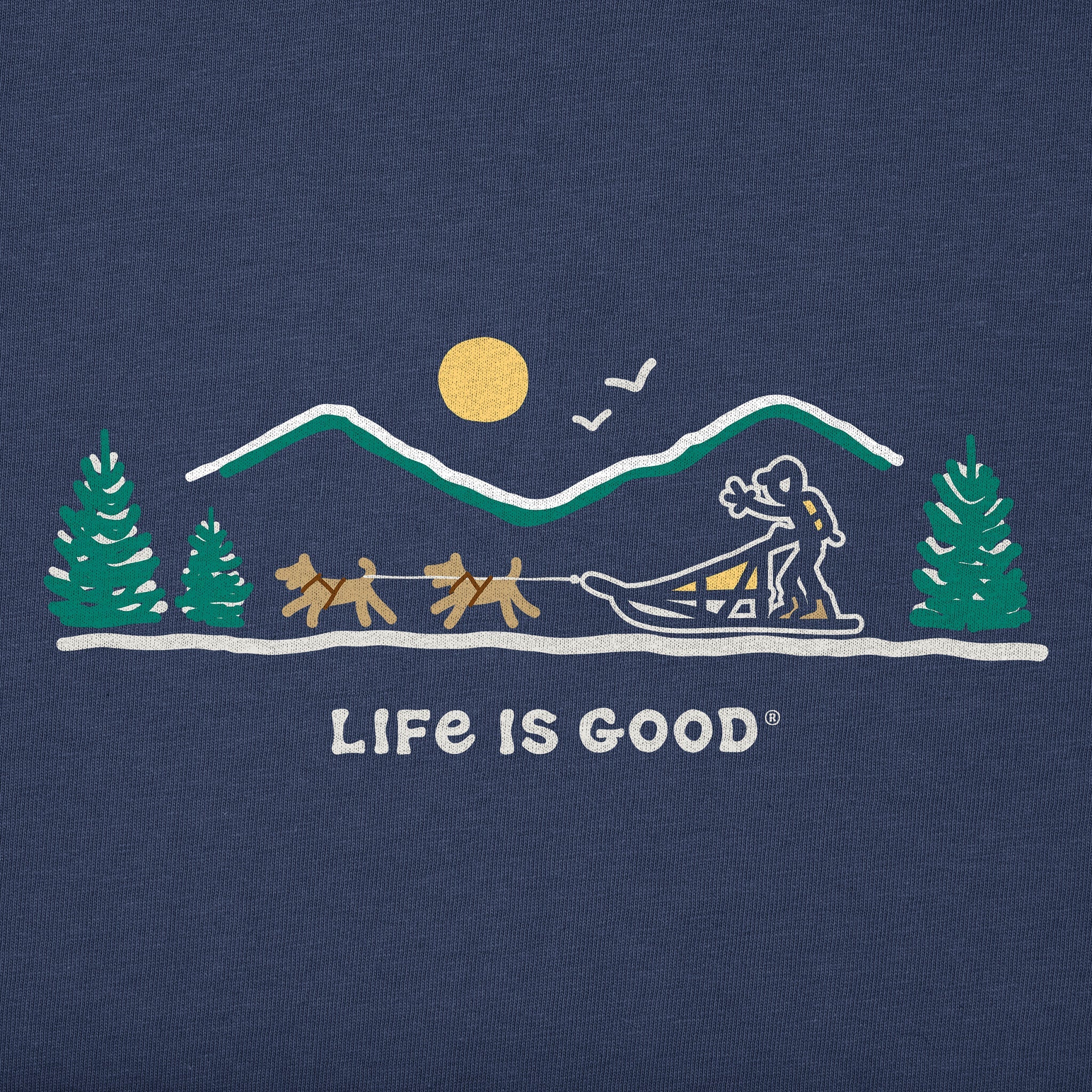 Women's Dogsled Vista Long Sleeve Crusher Tee