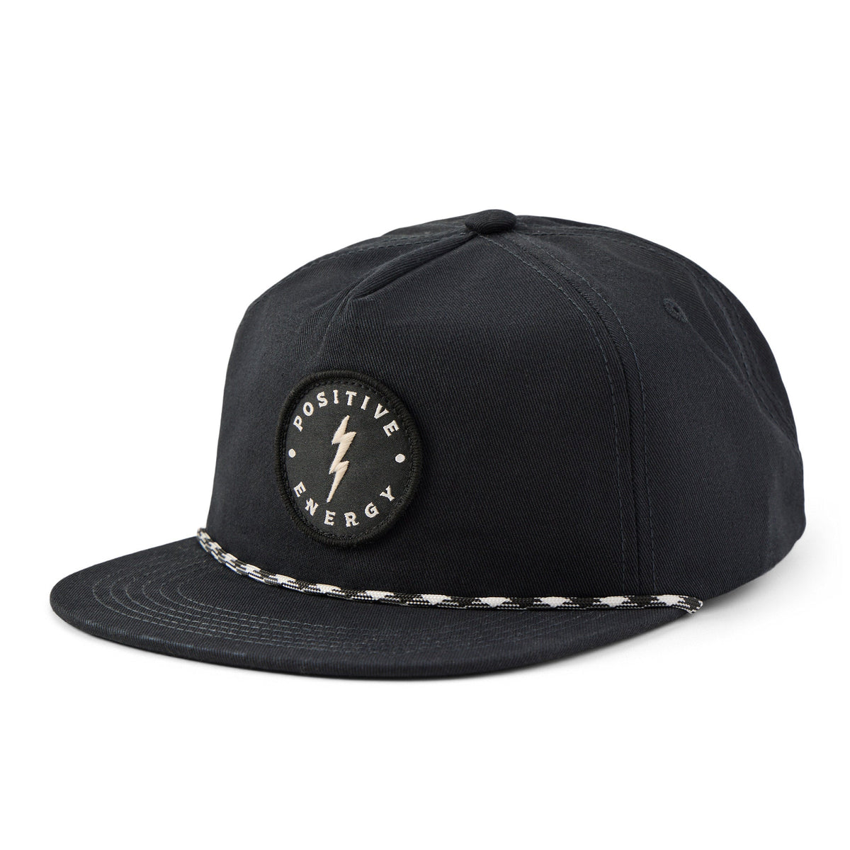 Adult Unisex Positive Energy Lightning Bolt Twill Rope Hat
