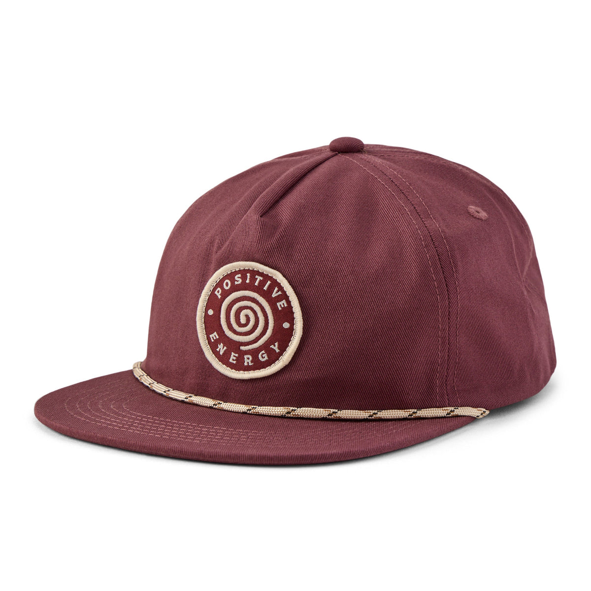 Adult Unisex Positive Energy Spiral Twill Rope Hat