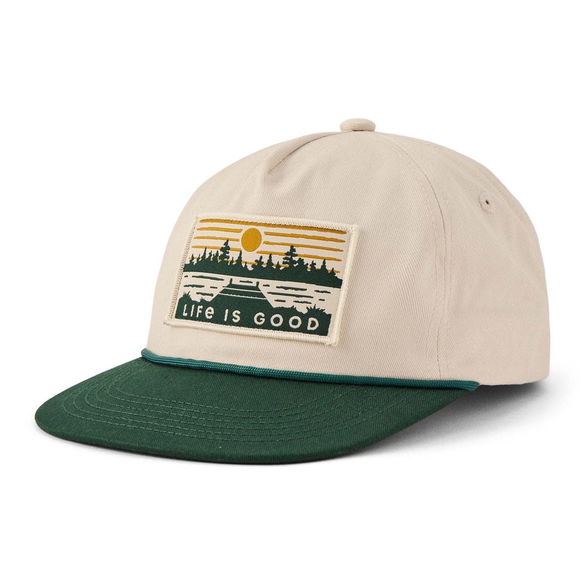 Adult Unisex Scenic Dock Twill Rope Hat