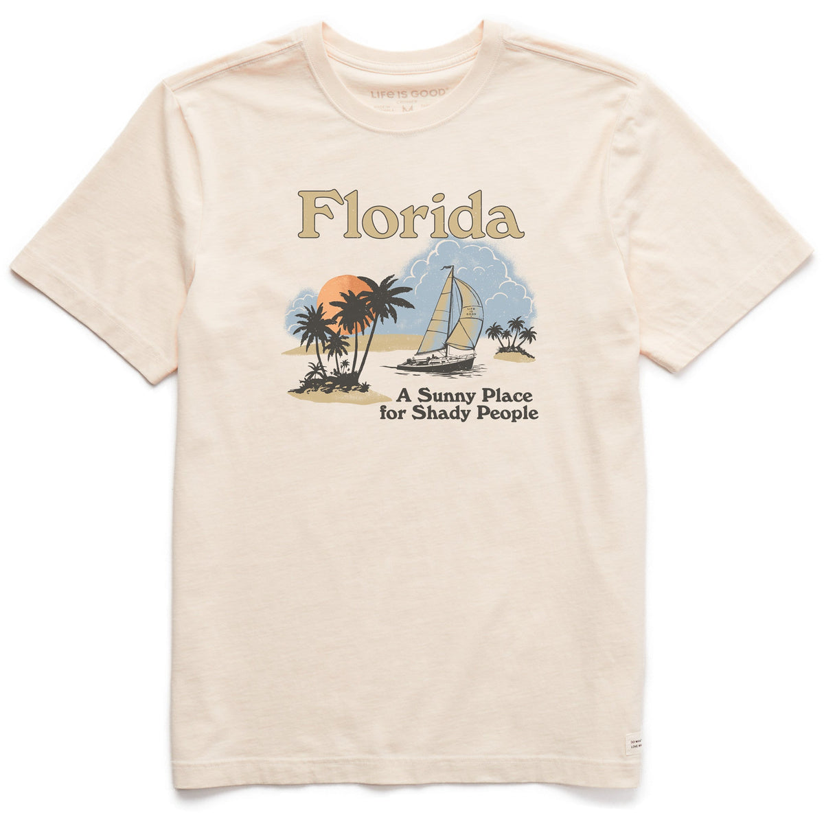 Men's Florida Sunny Place for Shady People Short Sleeve Crusher Tee