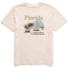 Men's Florida Sunny Place for Shady People Short Sleeve Crusher Tee