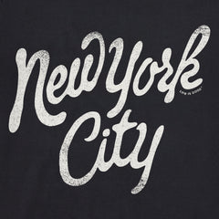 Men's New York City Script Short Sleeve Crusher Tee