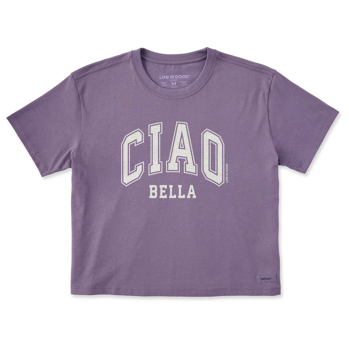 Women's Ciao Bella Short Sleeve Crusher Boxy Tee