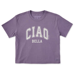 Women's Ciao Bella Short Sleeve Crusher Boxy Tee