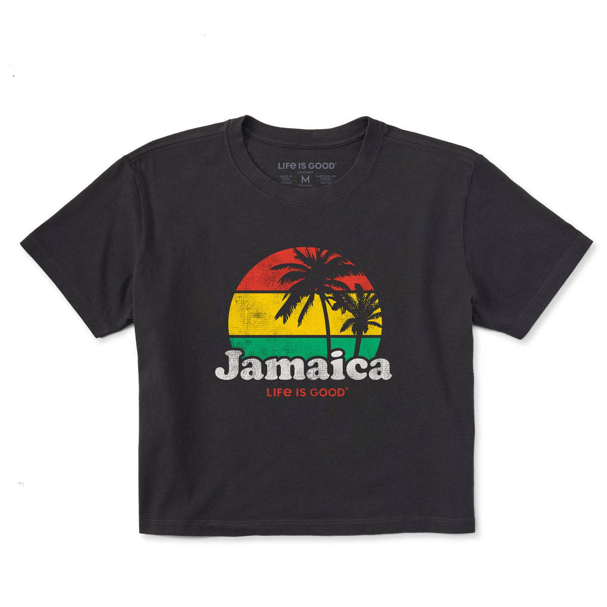 Women's Jamaica Palms Short Sleeve Crusher Boxy Tee