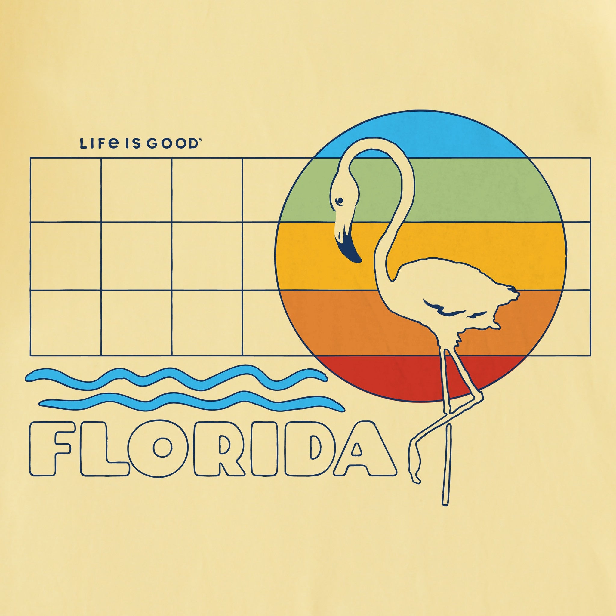 Women's Florida Flamingo Short Sleeve Crusher Tee