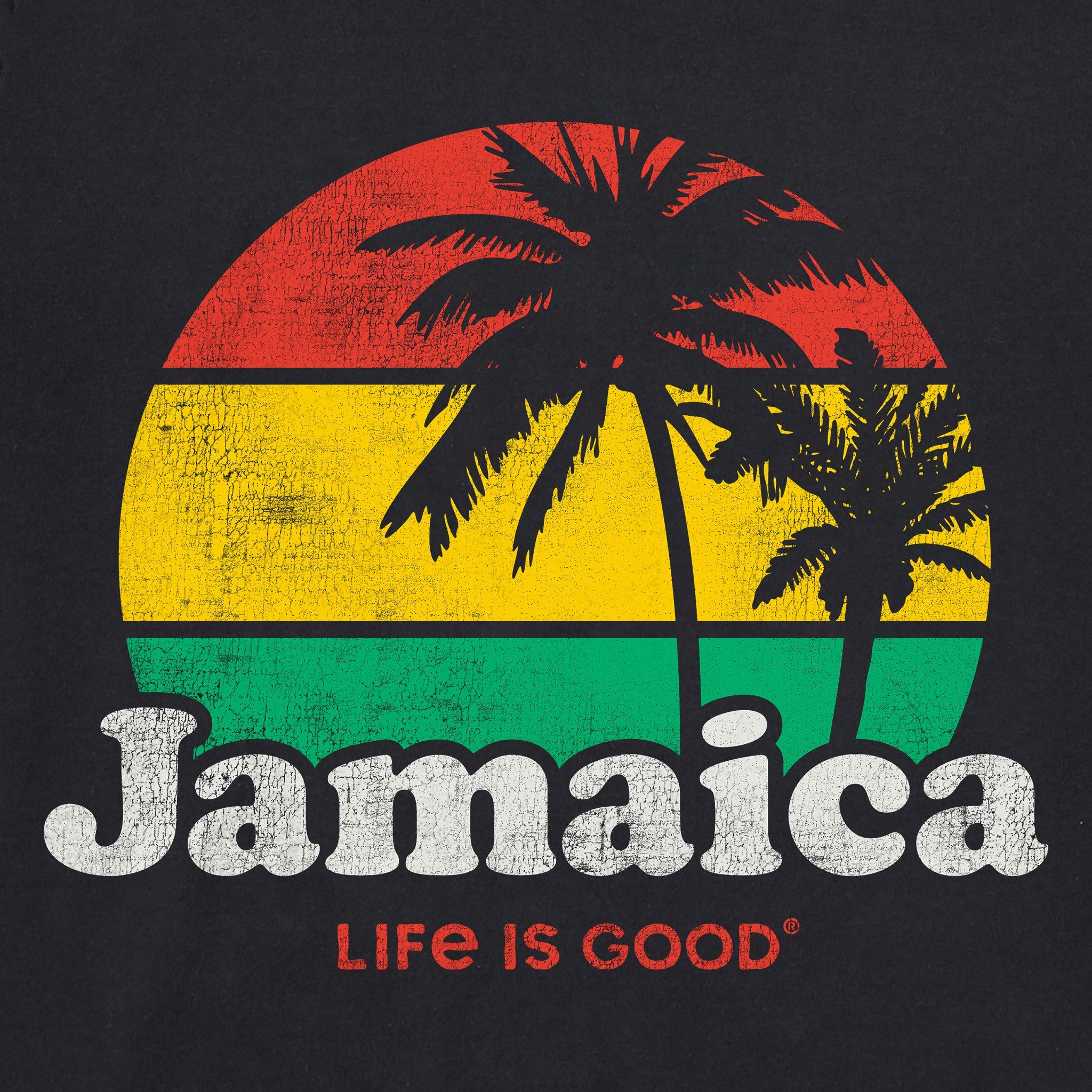 Women's Jamaica Palms Short Sleeve Crusher Tee