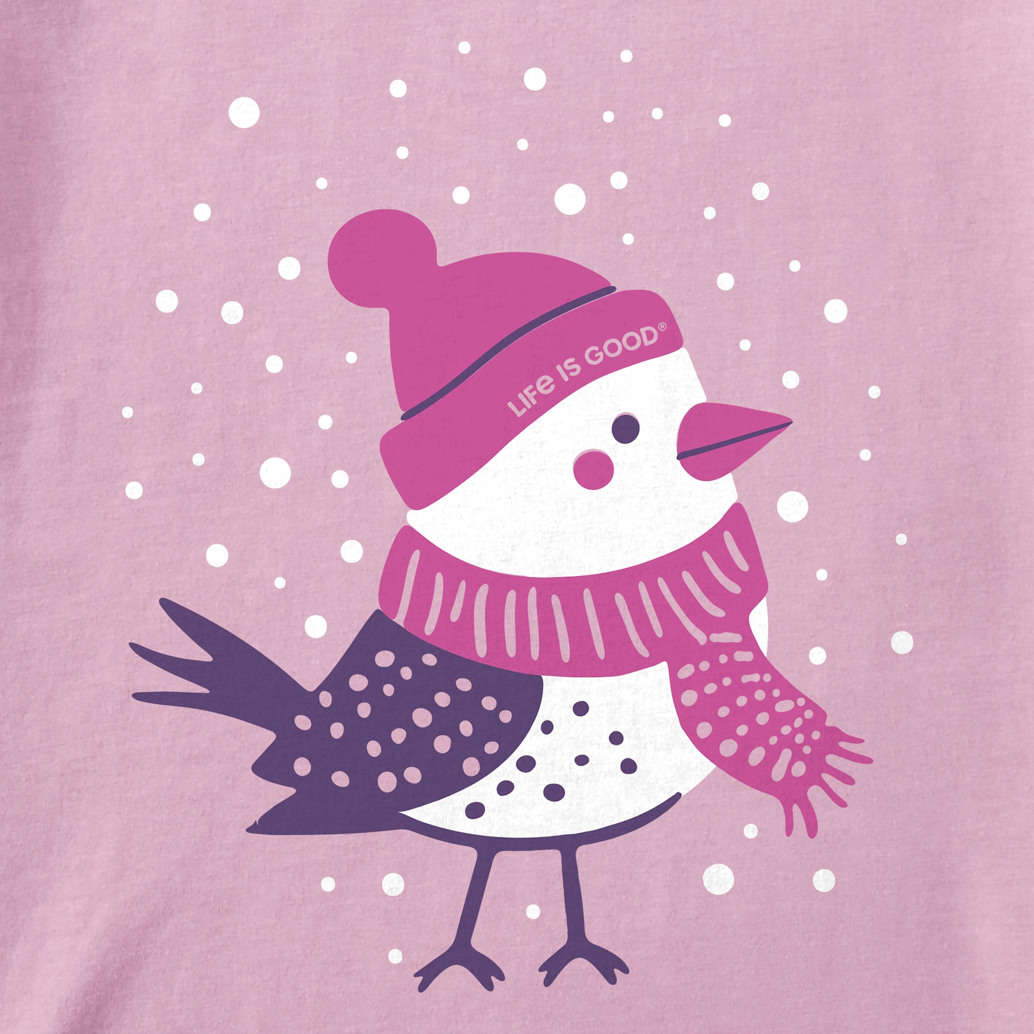Women's Cozy Snowbird Short Sleeve Crusher Tee