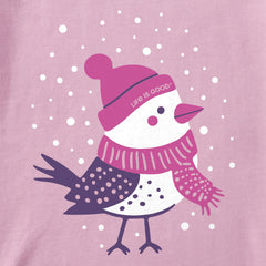 Women's Cozy Snowbird Short Sleeve Crusher Tee