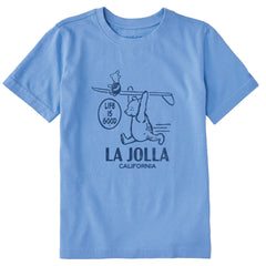 Kids Winnie Surf La Jolla Short Sleeve Crusher Tee