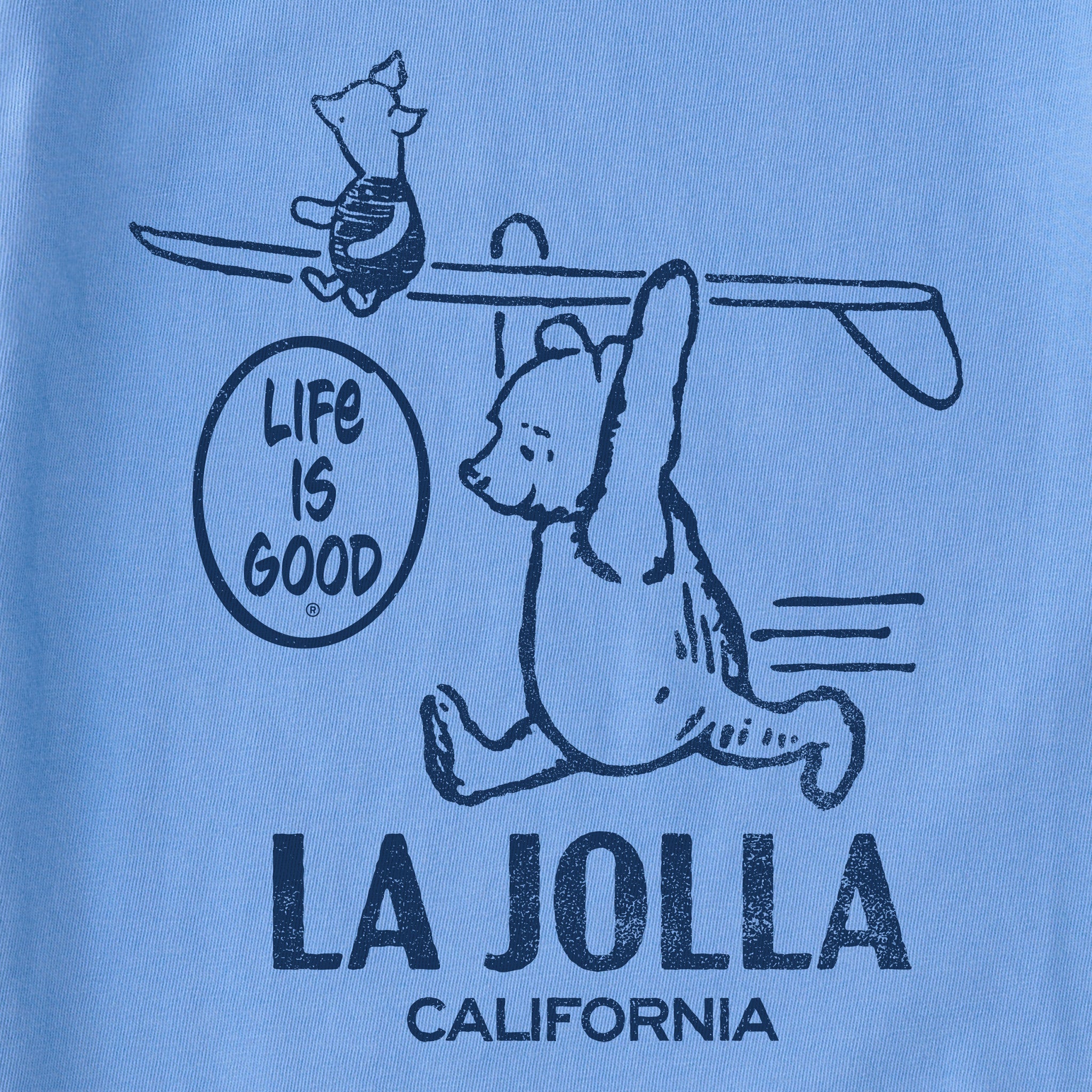 Kids Winnie Surf La Jolla Short Sleeve Crusher Tee