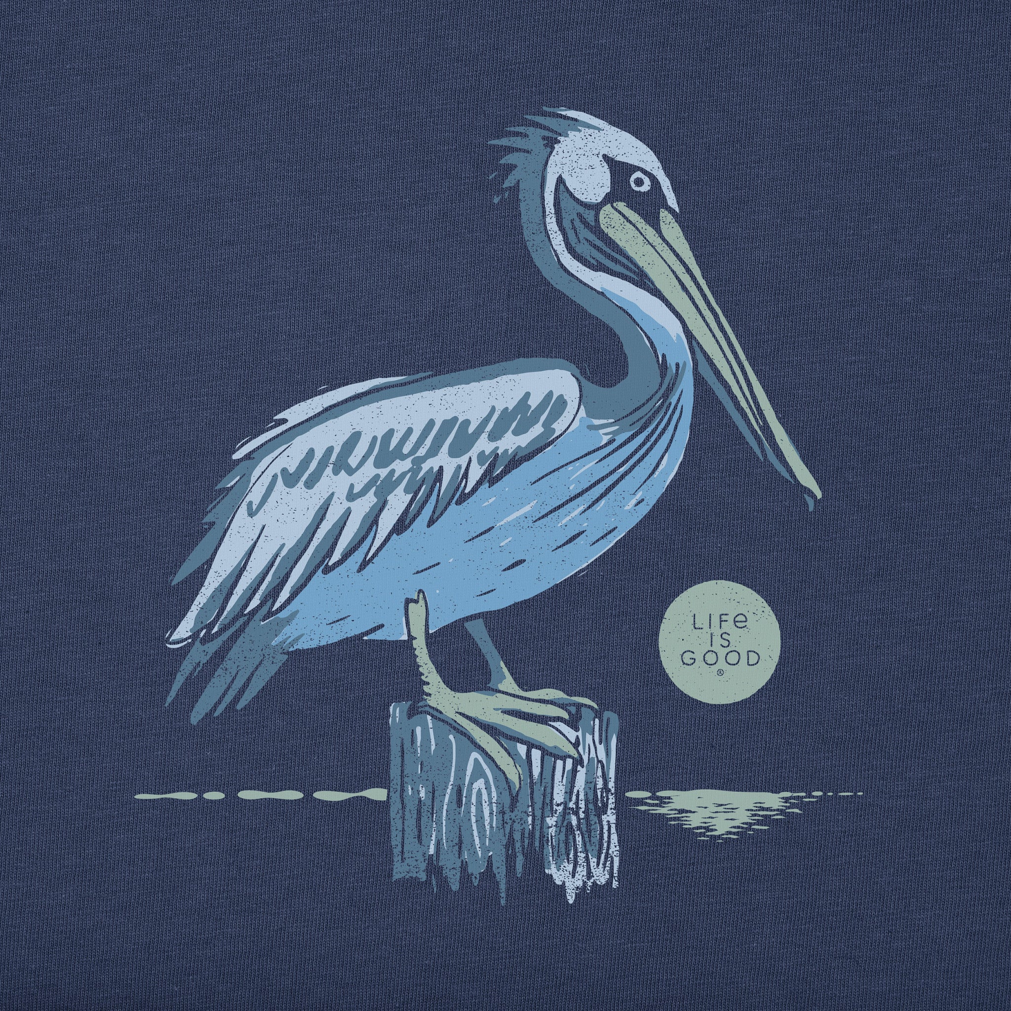 Men's Lone Pelican Short Sleeve Crusher Tee