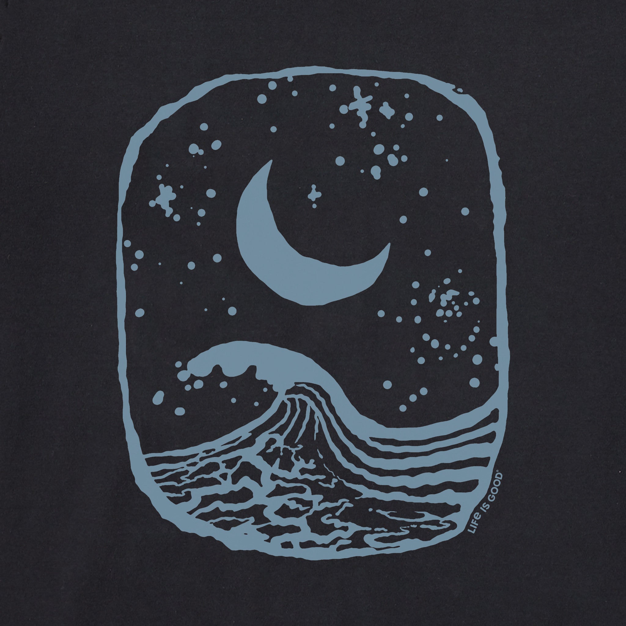 Men's Moon Wave Short Sleeve Crusher Tee
