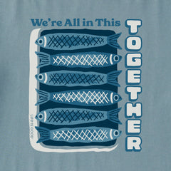Men's We're All in This Together Fish Short Sleeve Crusher Tee