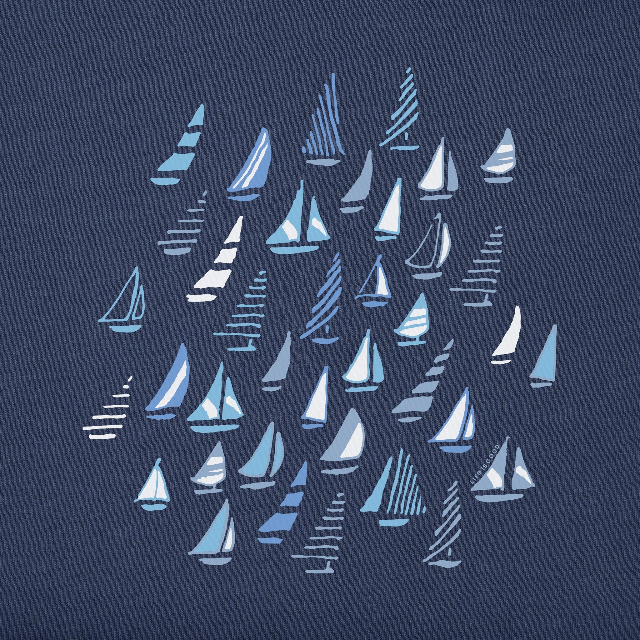 Men's Sailboat Regatta Short Sleeve Crusher Tee