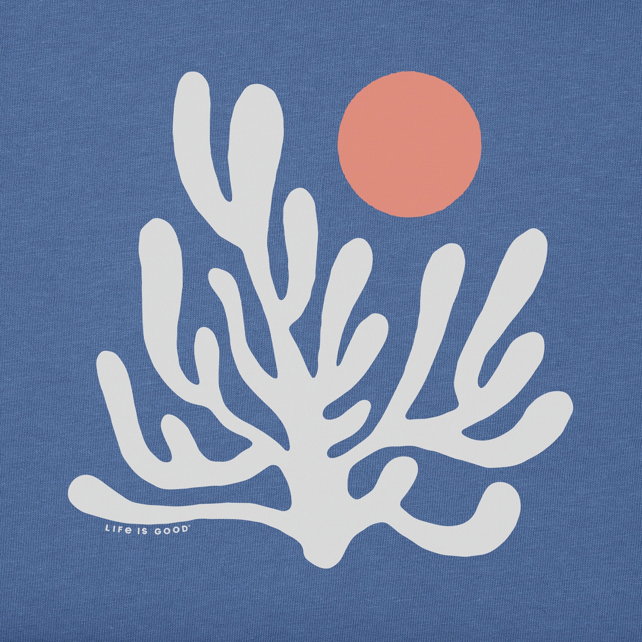 Women's Coral Sunset Short Sleeve Crusher Tee