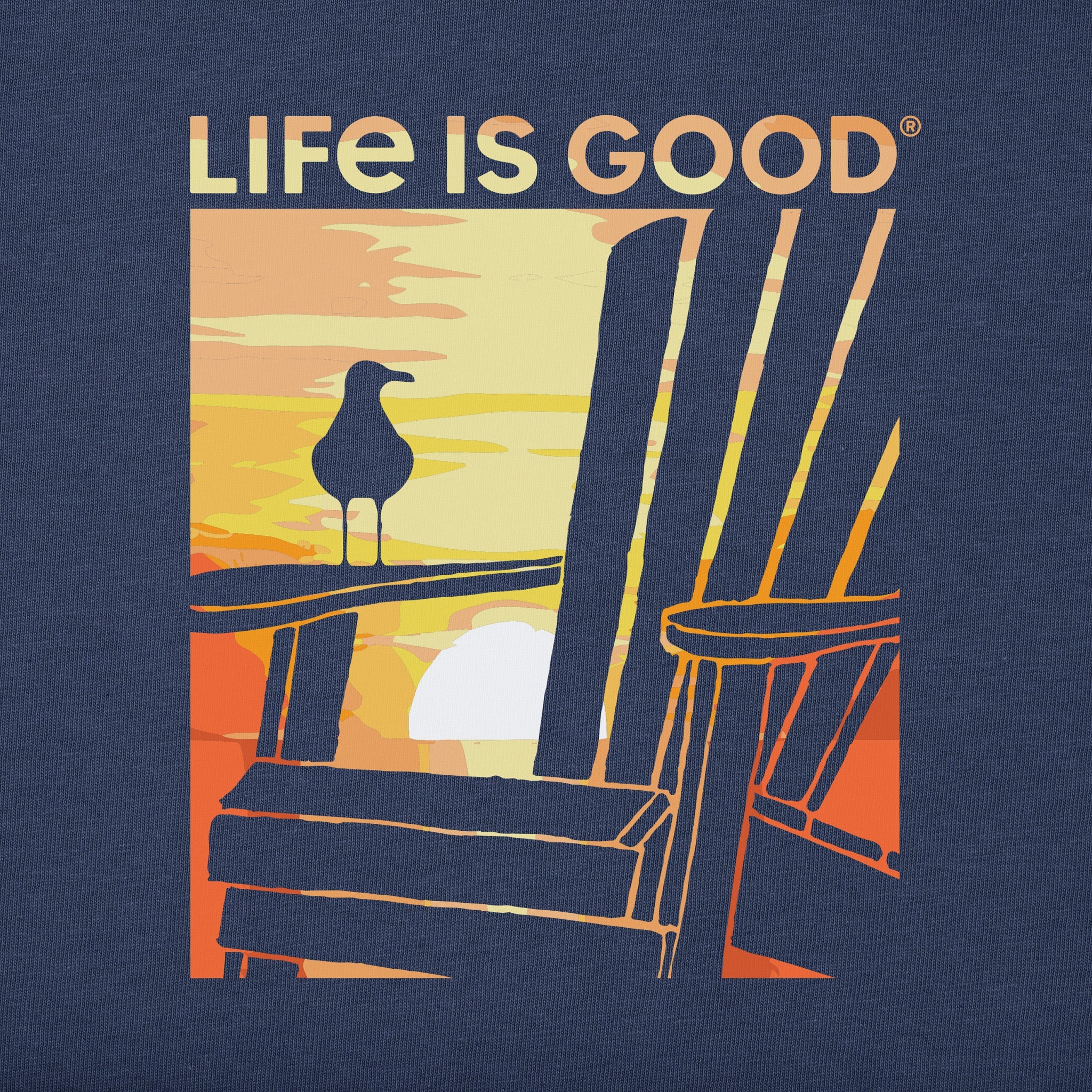 Women's Adirondack Gull Sunset Short Sleeve Crusher Tee