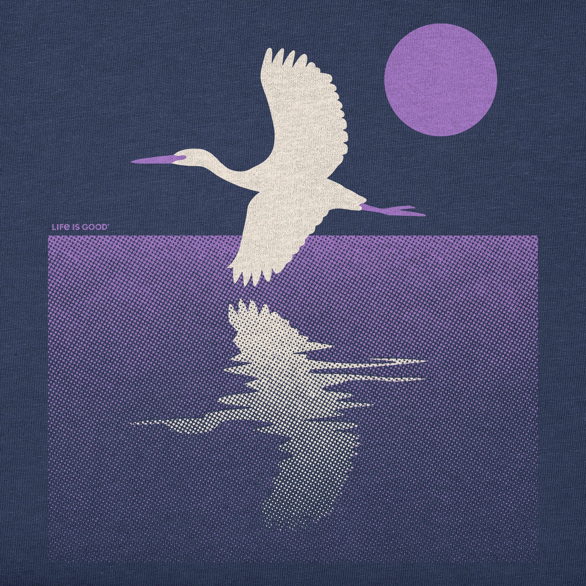 Women's Flight Over the Water Short Sleeve Crusher Boxy Tee