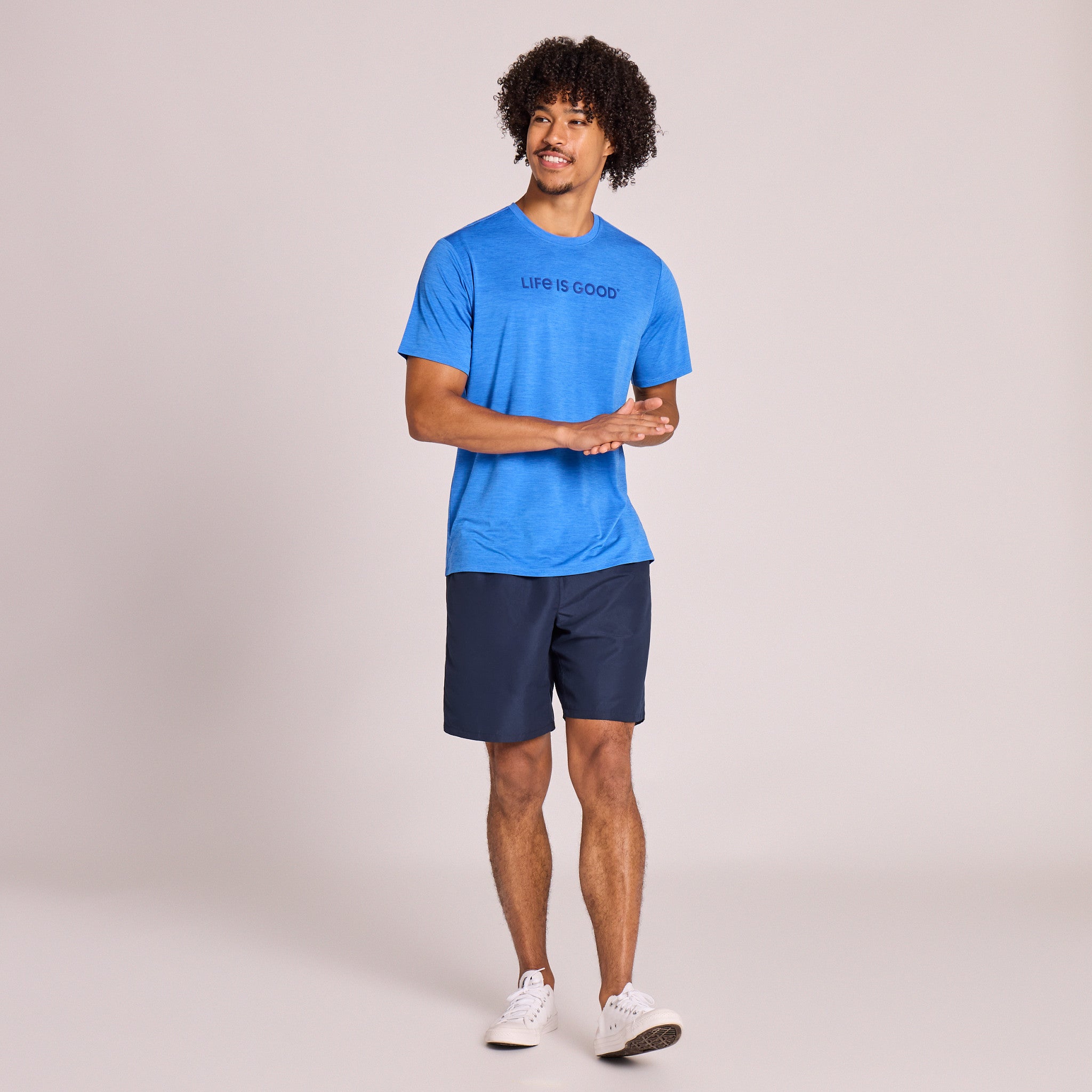 Men's Life is Good Short Sleeve Sun Crusher Tee