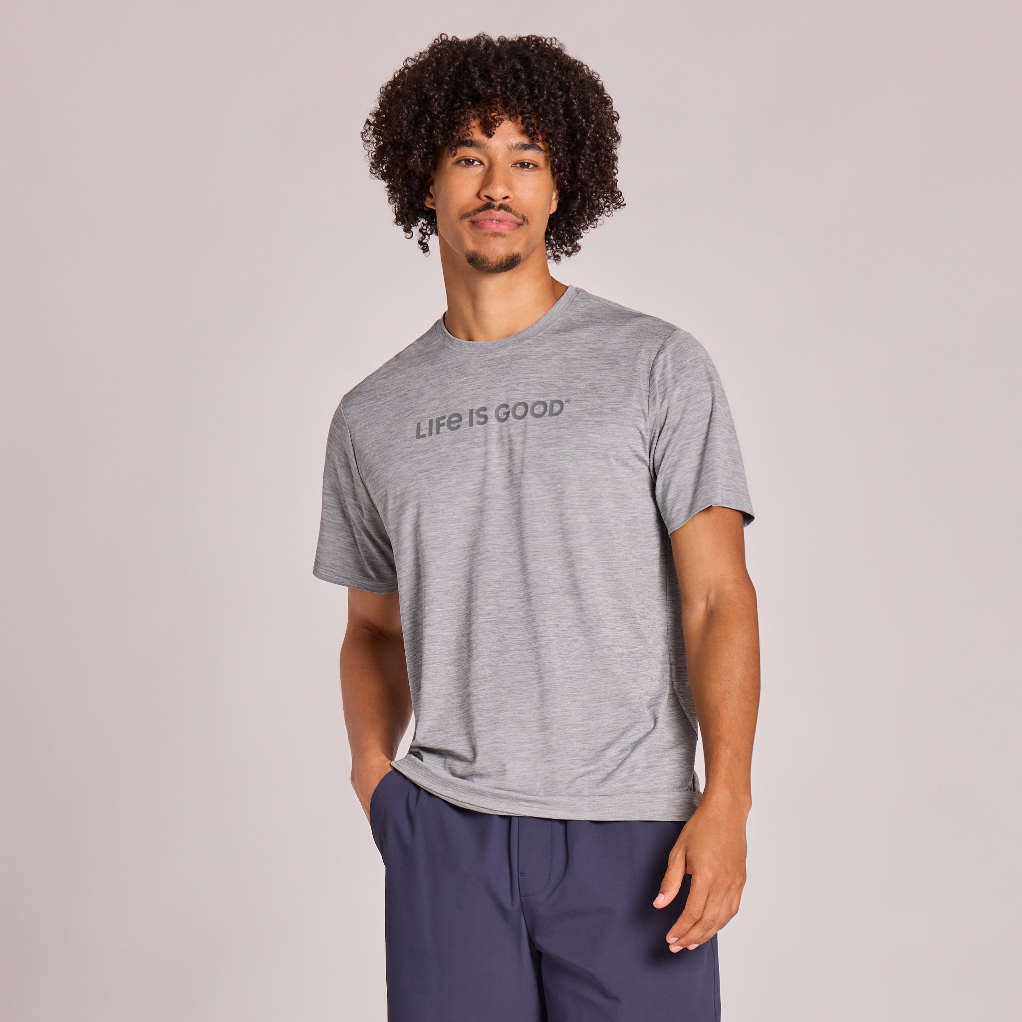 Men's Life is Good Short Sleeve Sun Crusher Tee