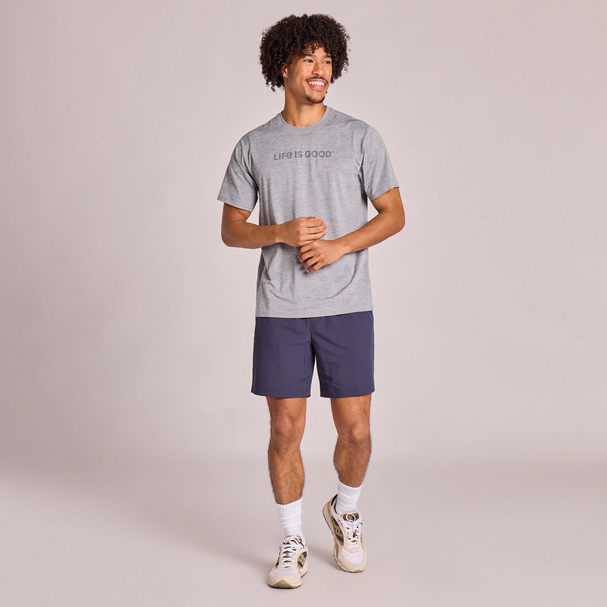 Men's Life is Good Short Sleeve Sun Crusher Tee