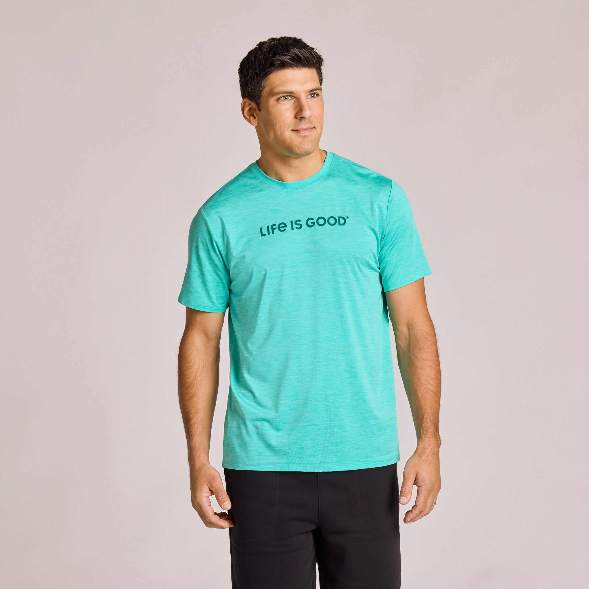 Men's Life is Good Short Sleeve Sun Crusher Tee
