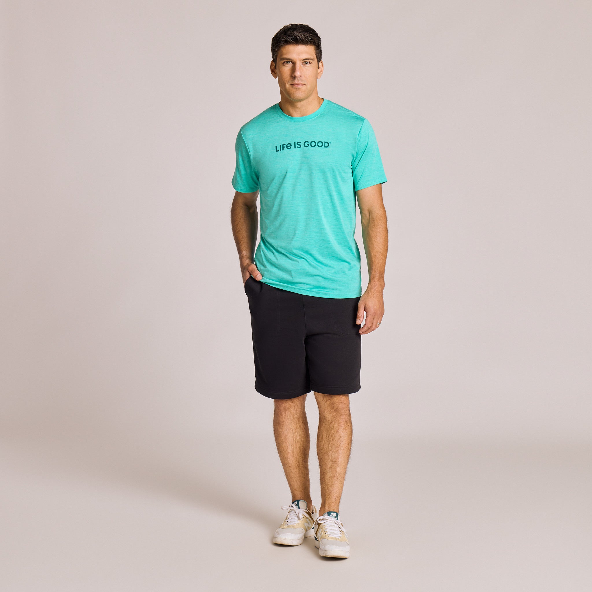Men's Life is Good Short Sleeve Sun Crusher Tee