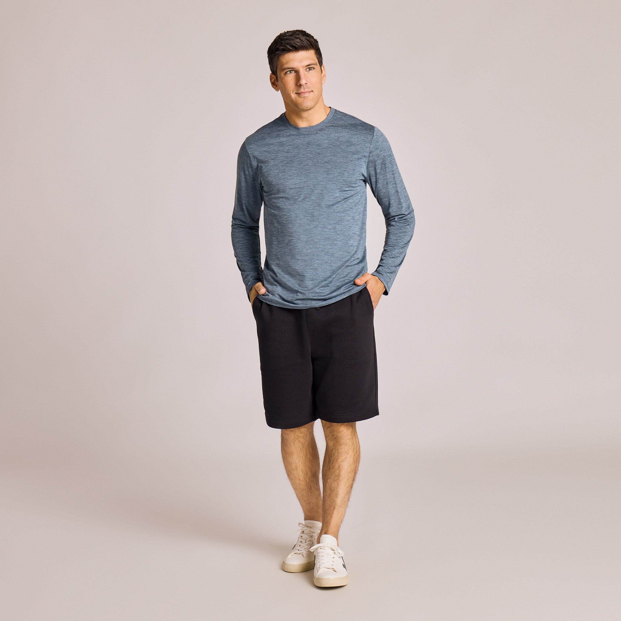 Men's Solid Long Sleeve Sun Crusher Tee