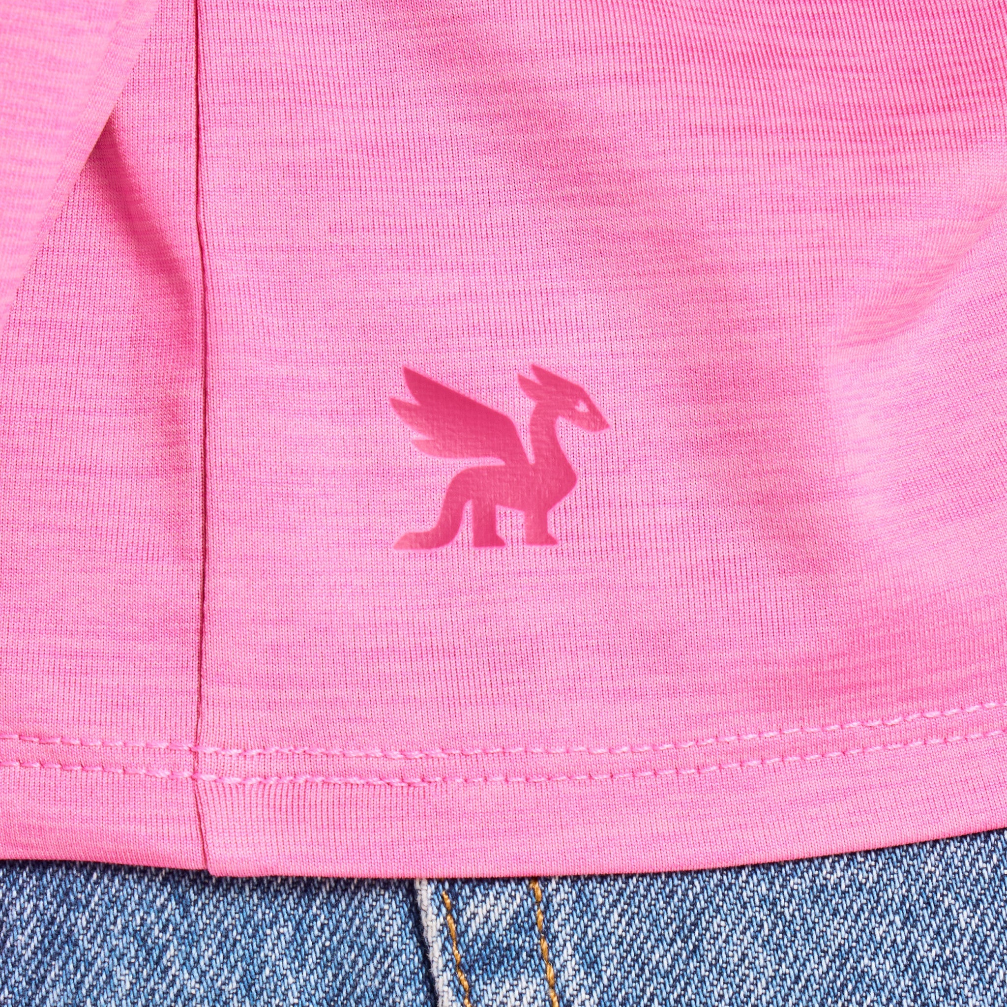 Women's Clean Stacked Branding Long Sleeve Sun Crusher Tee