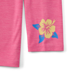 Kids Melting Tropical Sea Long Sleeve Sun Crusher Tee