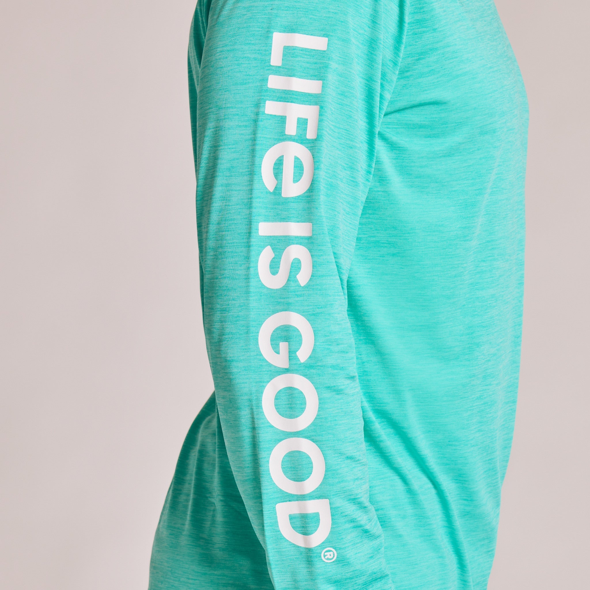 Men's Life is Good Long Sleeve Sun Crusher Hoodie