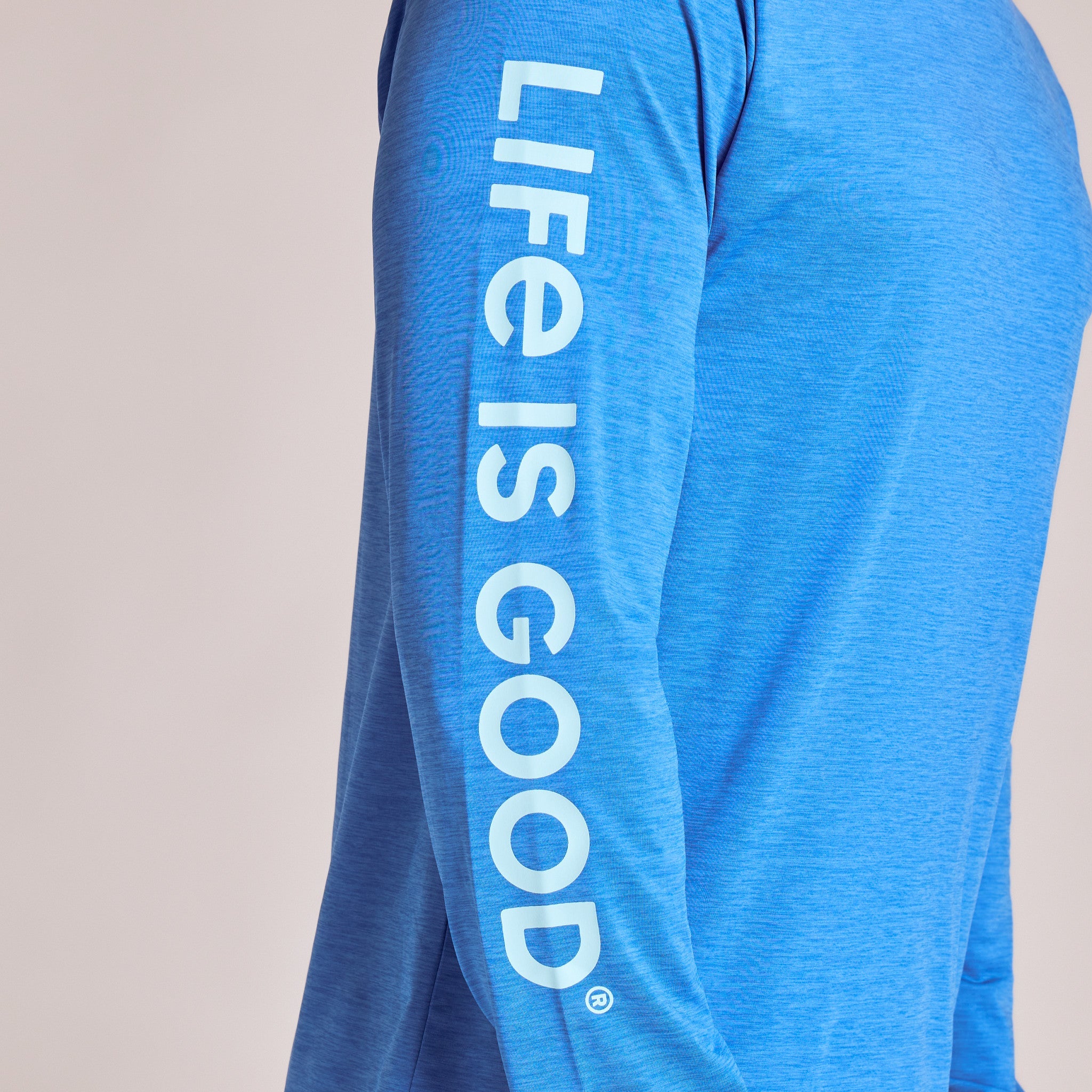Men's Life is Good Long Sleeve Sun Crusher Hoodie