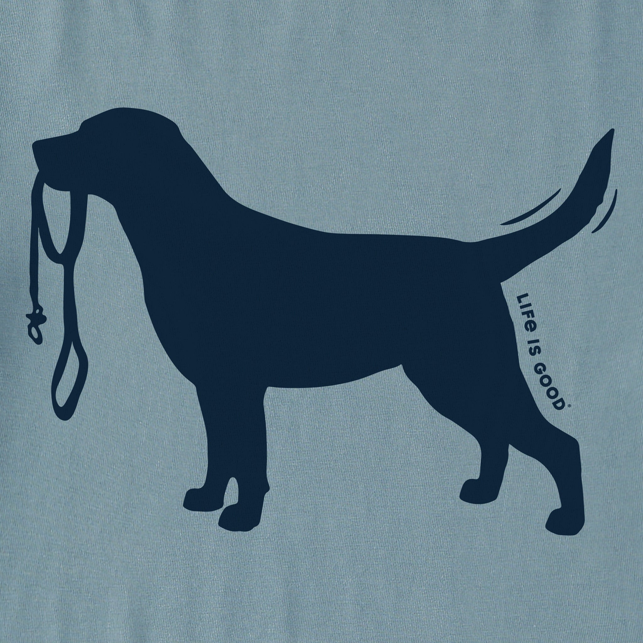 Men's Labrador Leash Simply True Fleece Hoodie