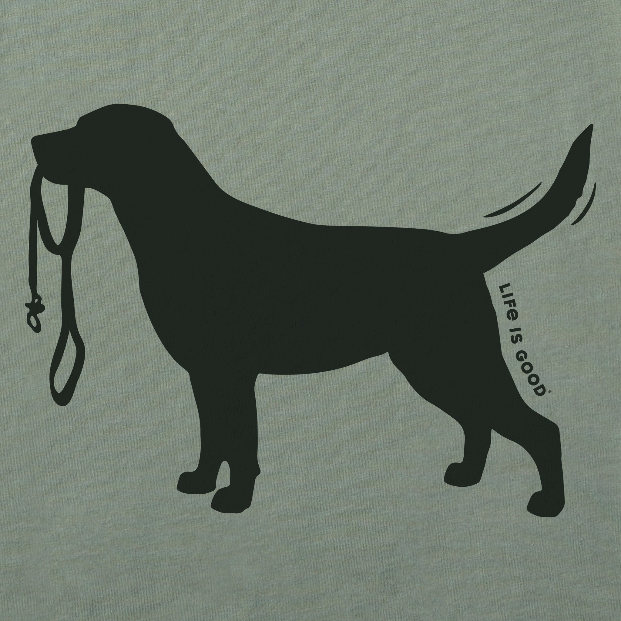 Men's Labrador Leash Simply True Fleece Hoodie