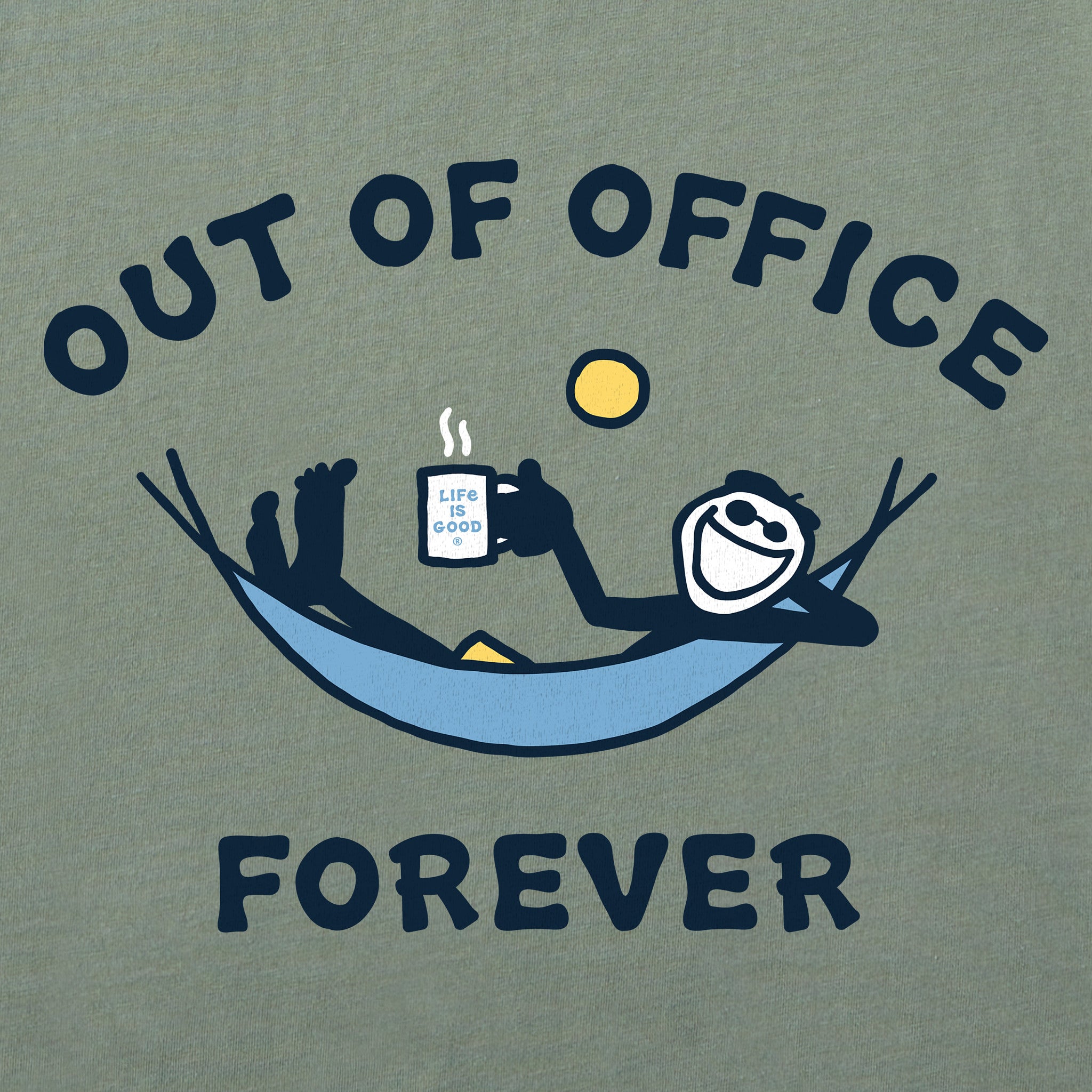 Men's Out of Office Forever Short Sleeve Crusher Tee