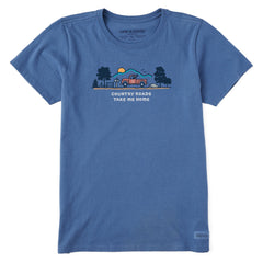 Women's Country Roads Vista Short Sleeve Crusher Tee
