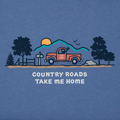 Women's Country Roads Vista Short Sleeve Crusher Tee