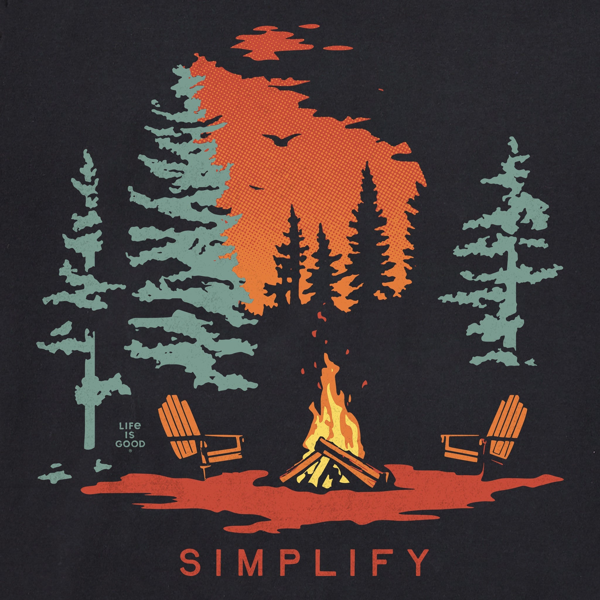 Men's Simplify Fireside Short Sleeve Crusher Tee