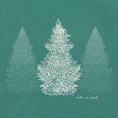 Men's Pine Trio Long Sleeve Crusher Tee