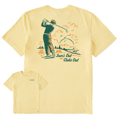 Men's Suns Out Clubs Out Short Sleeve Crusher Tee