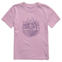 Kids Mermaid Star Short Sleeve Crusher Tee