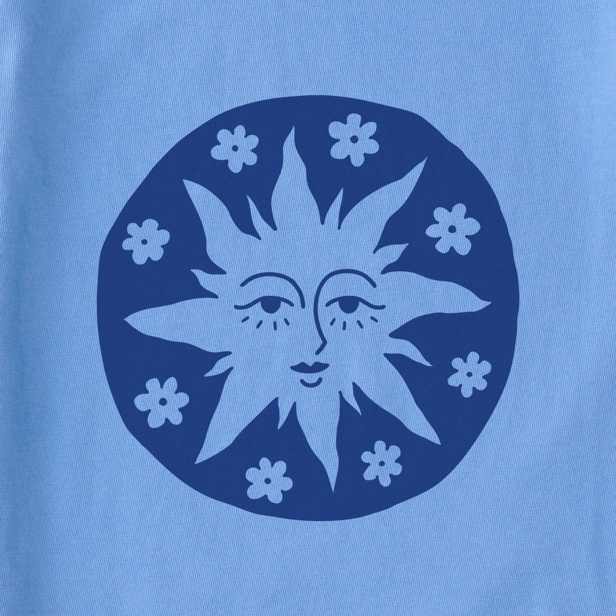 Kids Mini Sun Face Short Sleeve Crusher Tee