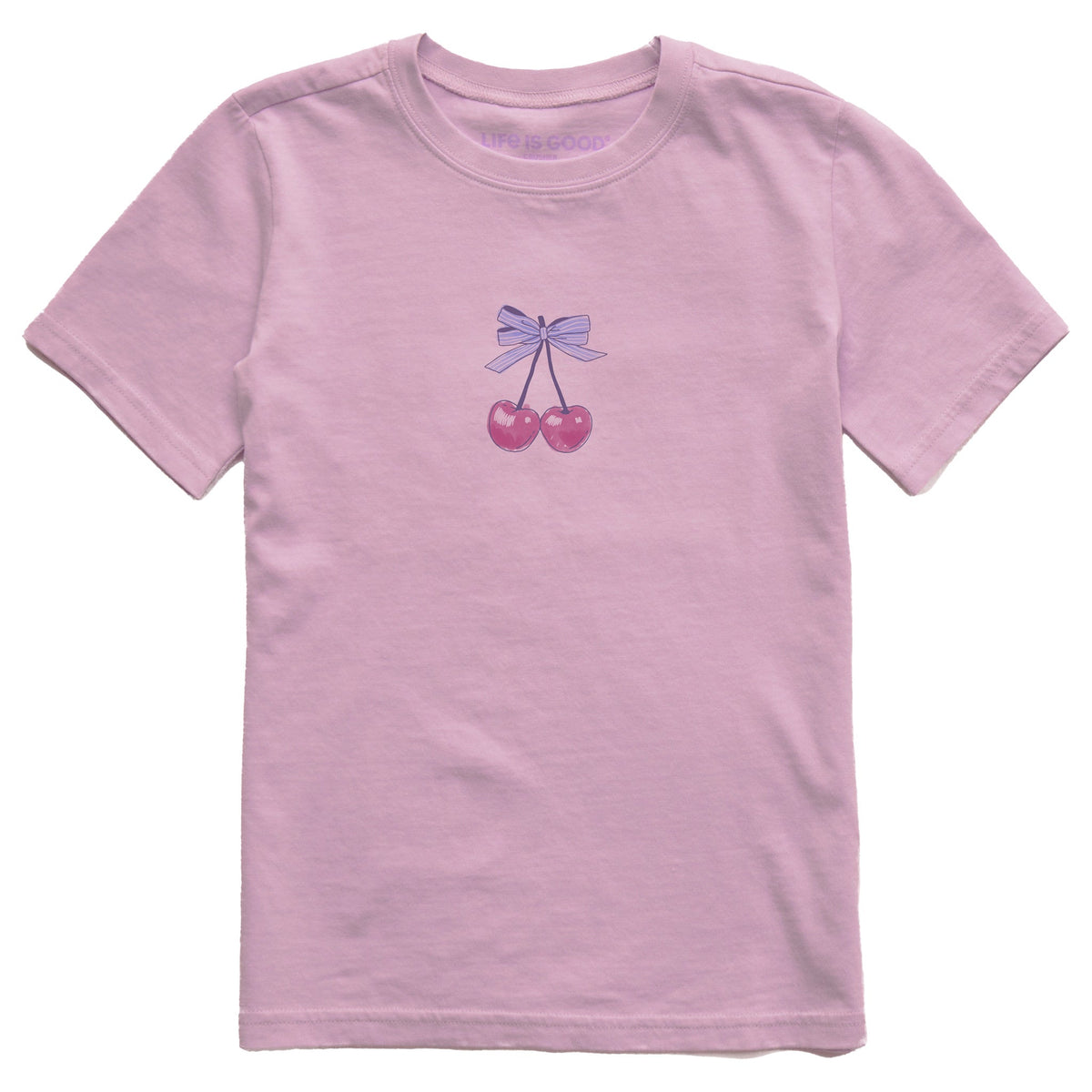 Kids Mini Cherry Pair Short Sleeve Crusher Tee