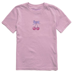 Kids Mini Cherry Pair Short Sleeve Crusher Tee