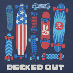 Kids Decked Out Skateboards Short Sleeve Crusher Tee