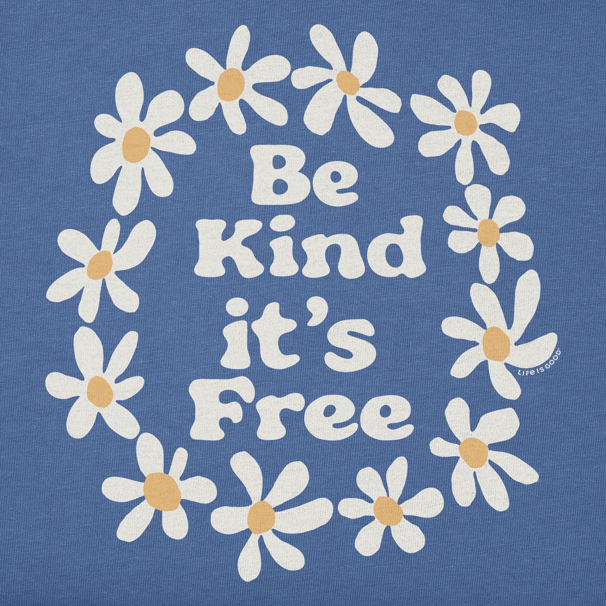 Kids Be Kind It's Free Short Sleeve Crusher Tee